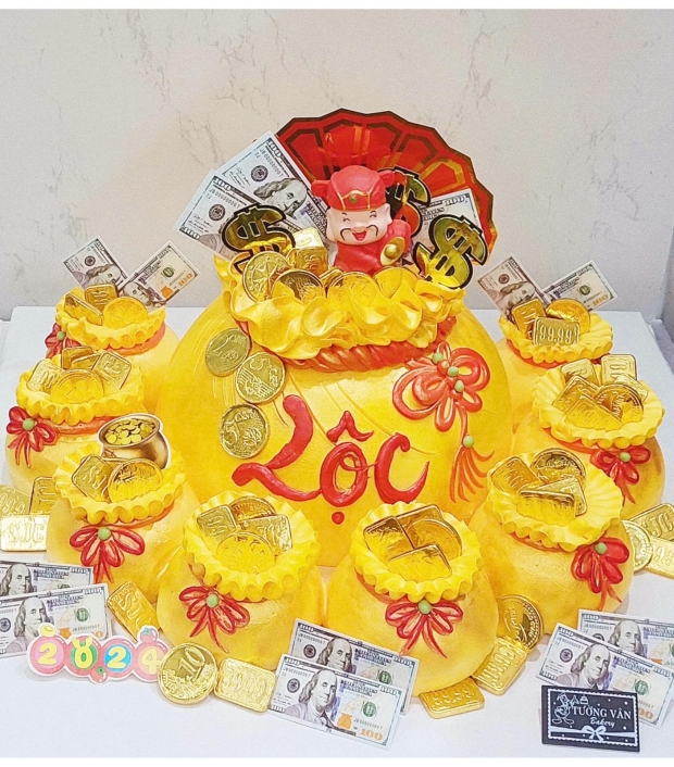 Bánh kem công ty - Khai trương CTKT15